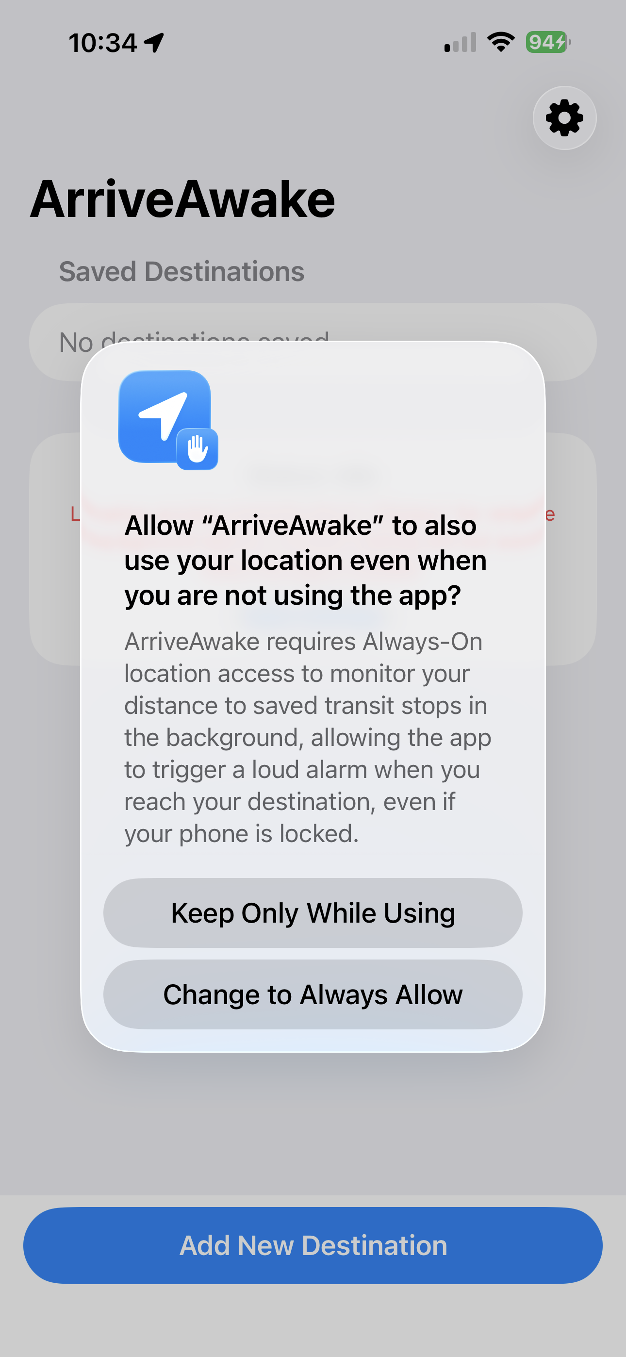 Add Alarm Configuration