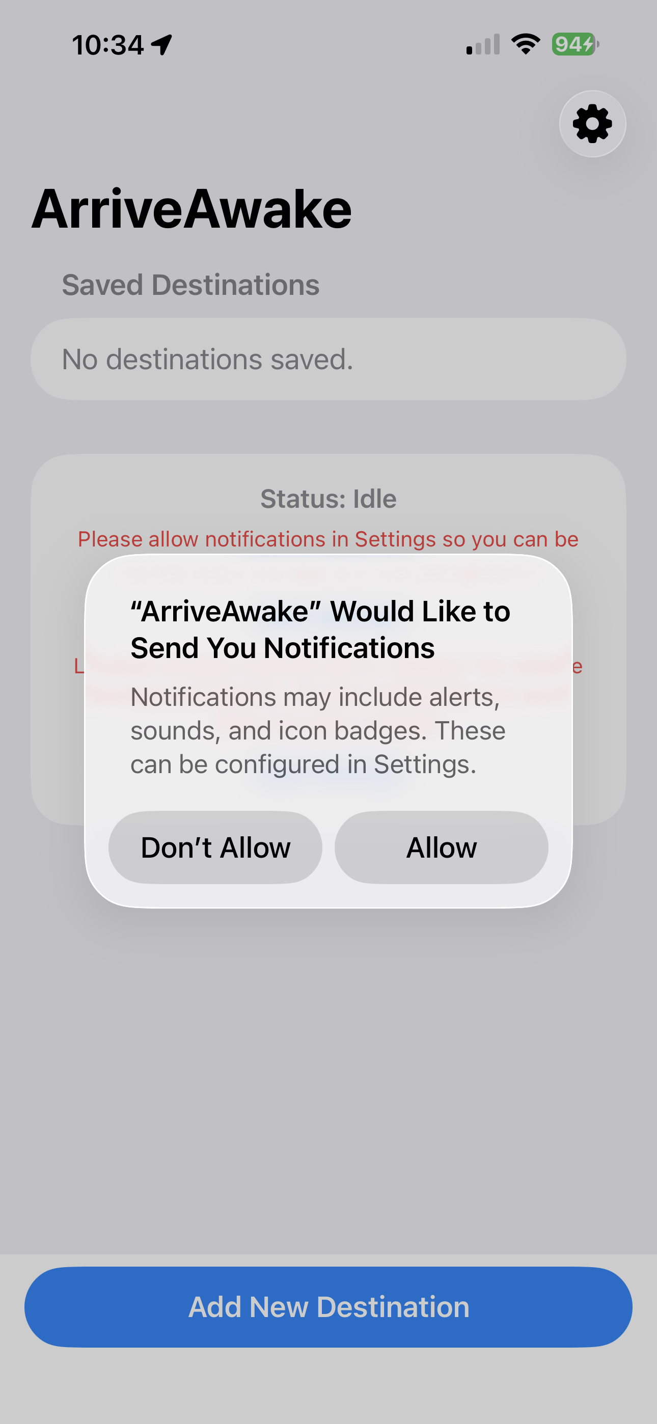 Add Alarm Configuration